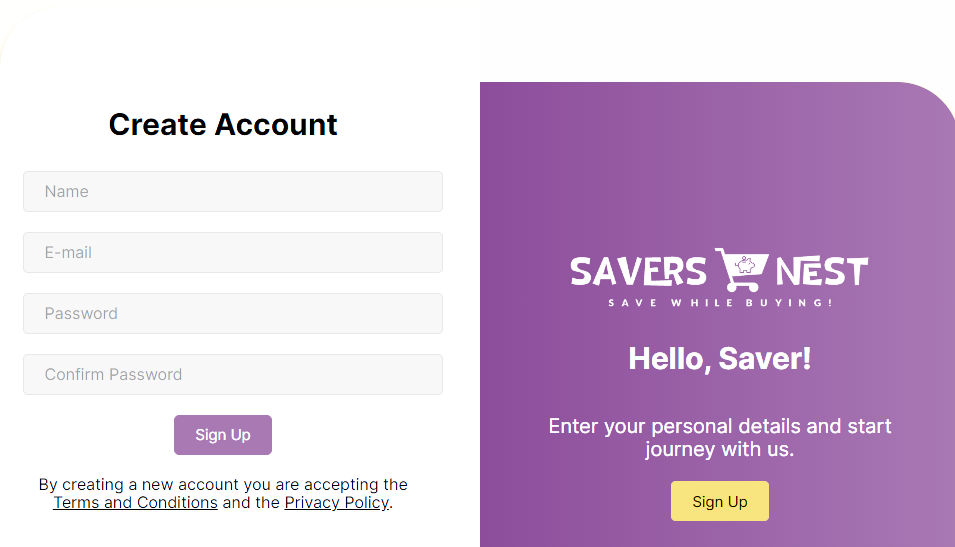  Sign up