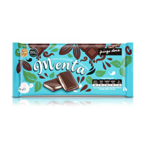 Imagem do produto Tablete de Chocolate Negro com Recheio de Menta Pingo Doce