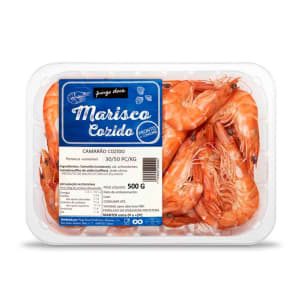 Imagem do produto Camarão Cozido 30/50 Embalado Pingo Doce - Embalagem 0.5 Kg