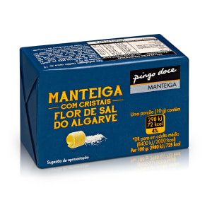 Imagem do produto Manteiga com Flor de Sal do Algarve Pingo Doce