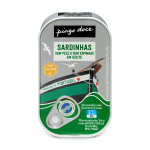 Imagem do produto Sardinha sem Pele e sem Espinha em Azeite Pingo Doce