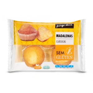 Imagem do produto Madalenas Clássicas sem Glúten Pingo Doce