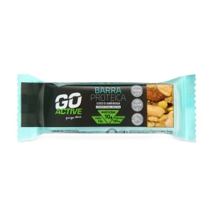 Imagem do produto Barra Proteína Vegetal Coco e Amêndoa Go Active Pingo Doce