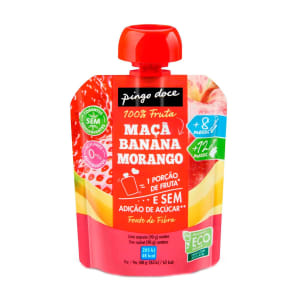 Imagem do produto Bolsa de Fruta Banana Morango Pingo Doce