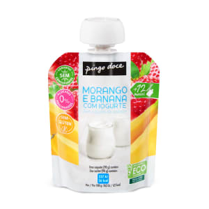 Imagem do produto Bolsa de Iogurte com Morango Banana Pingo Doce