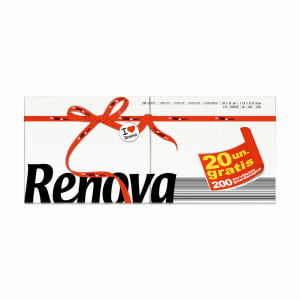 Imagem do produto Guardanapos Red Label White 1 Folha Renova