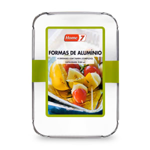 Imagem do produto Forma de Alumínio Retangular 2100ml Home7
