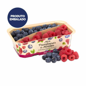 Imagem do produto Mix de Framboesa e Mirtilo - Embalagem 0.3 Kg