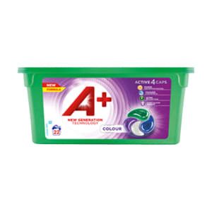 Imagem do produto Detergente Máquina da Roupa Cápsulas Color A+ - 22 doses