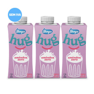 Imagem do produto Bebida de Amêndoa 0% Açúcar Hug Shoyce - Pack 3