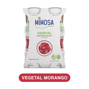 Imagem do produto Iogurte Líquido Vegetal de Morango Mimosa - Pack 4