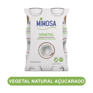 Imagem do produto Iogurte Líquido Vegetal Natural Mimosa - Pack 4